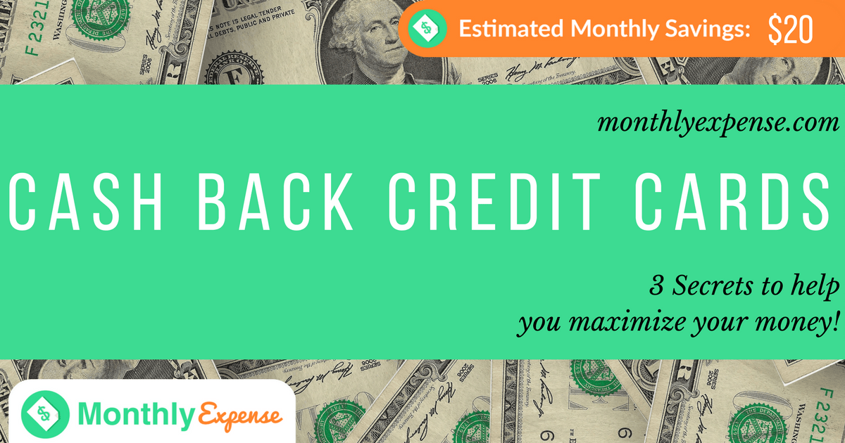 Cash-Back Credit Cards: 3 Secrets to help maximize your money