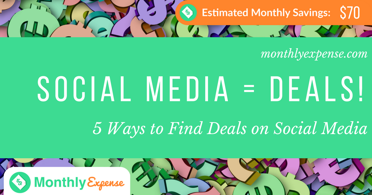 5 Ways to Find Deals on Social Media