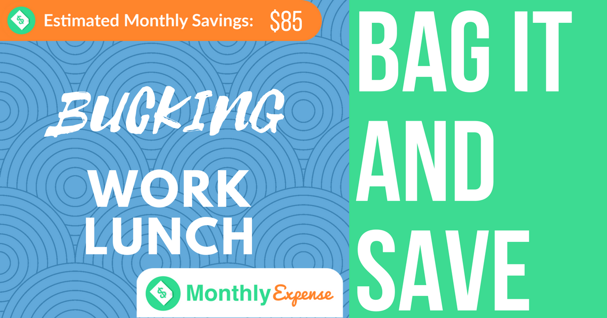 Bucking Work Lunch: Bag It and Save It
