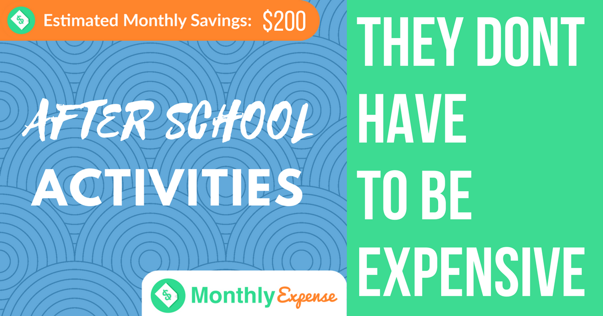 How to Save Money on After School Activities