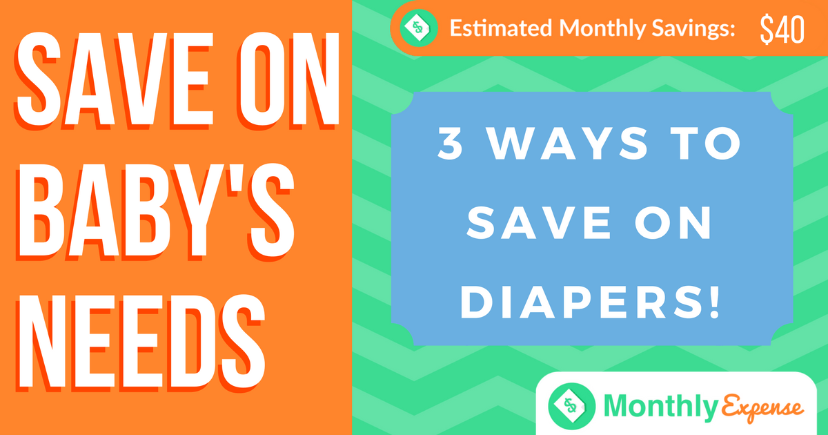 3 Ways to Save on Diapers