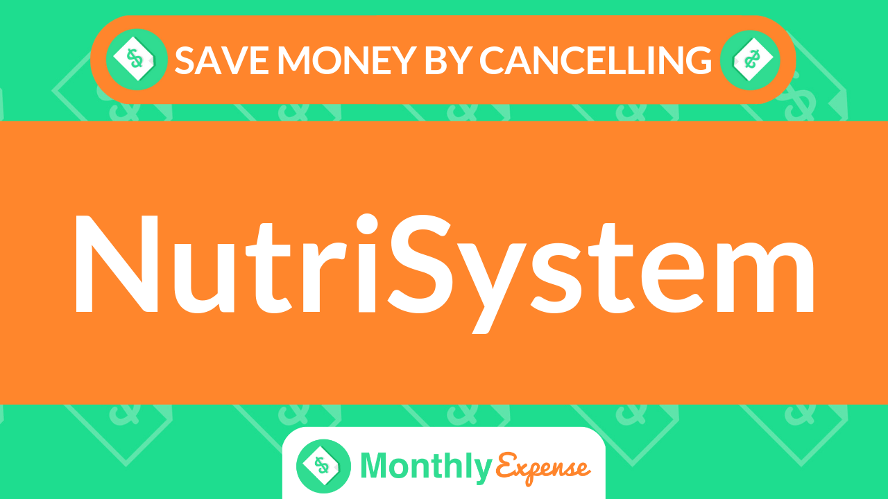 Save Money By Cancelling NutriSystem