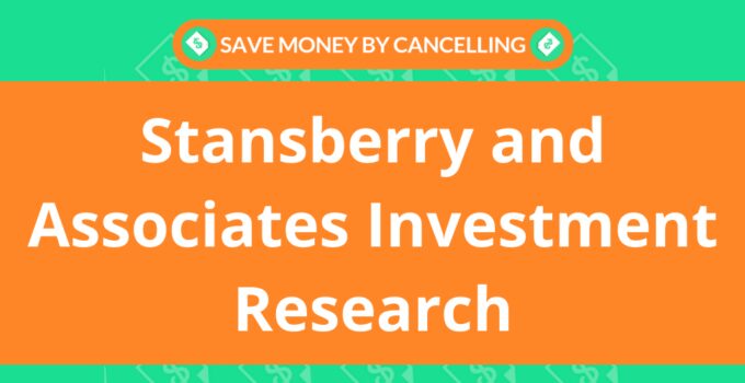 Save Money By Cancelling Stansberry and Associates Investment Research