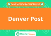 Save Money By Cancelling Denver Post
