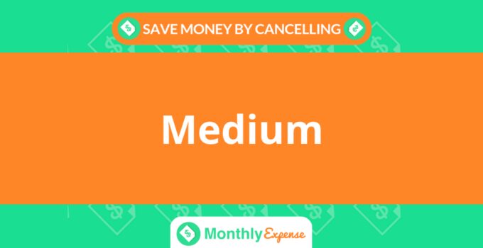 Save Money By Cancelling Medium