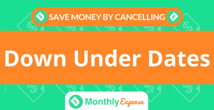 Save Money By Cancelling Down Under Dates